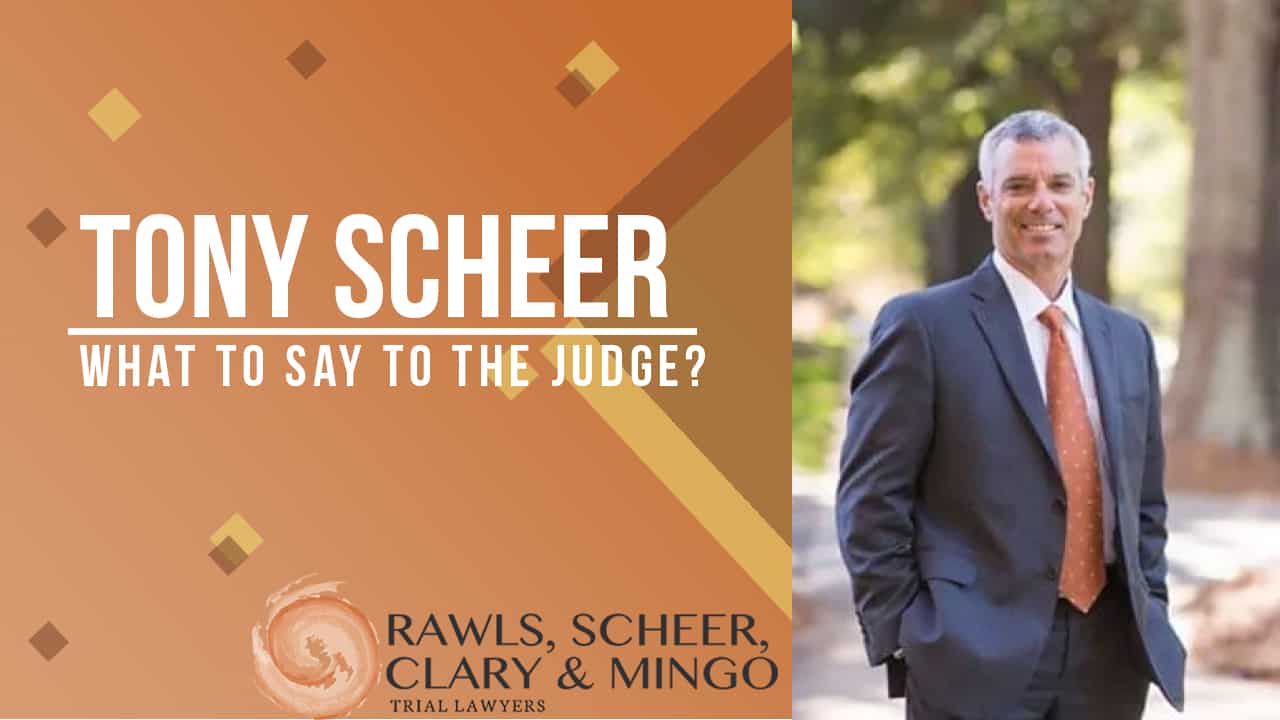 What to say to a judge?